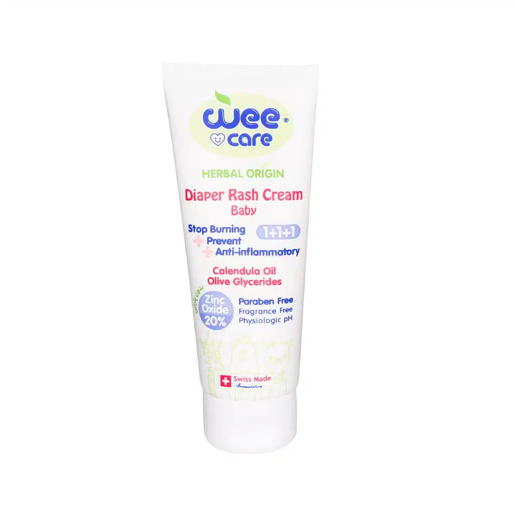 Wee-Care-Baby-Diaper-Rash-Cream-for-Prevent-75-g.jpg.webp کرم پیشگیری کننده سوختگی پای کودک وی کر 75 گرم