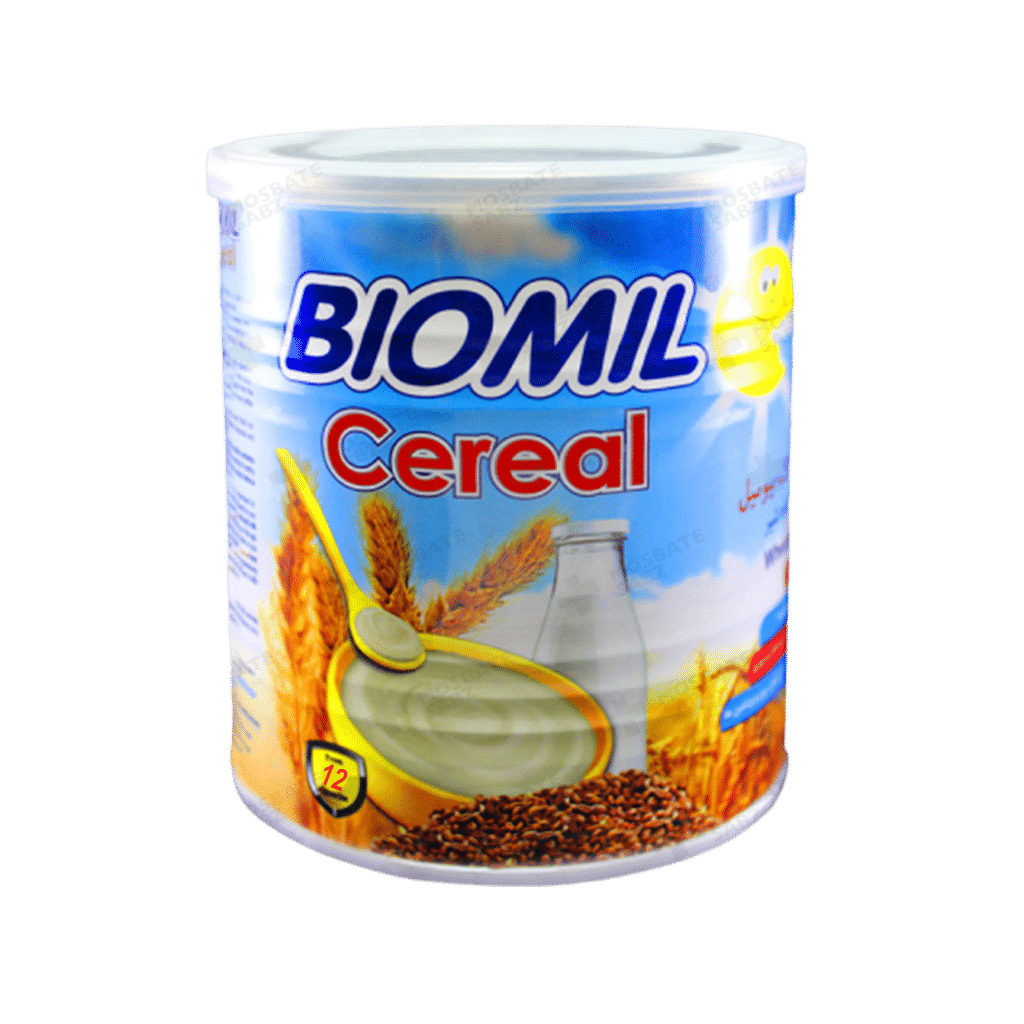 fassbel-biomil-cereal-from-12-months-400-g بیومیل سرآل گندم و عسل به همراه شیر مناسب کودکان از 12 ماهگی 400 گرم