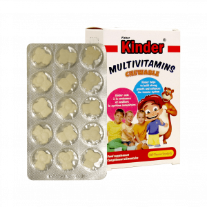 قرص مولتی ویتامین جویدنی فیشر کیندر