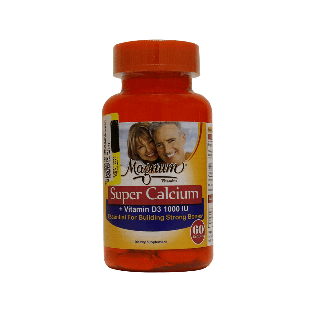 magnum-super-calcium-citrate-d3-60-softgels کپسول سوپر کلسیم مگنوم