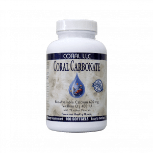 سافت ژل کورال کربنات