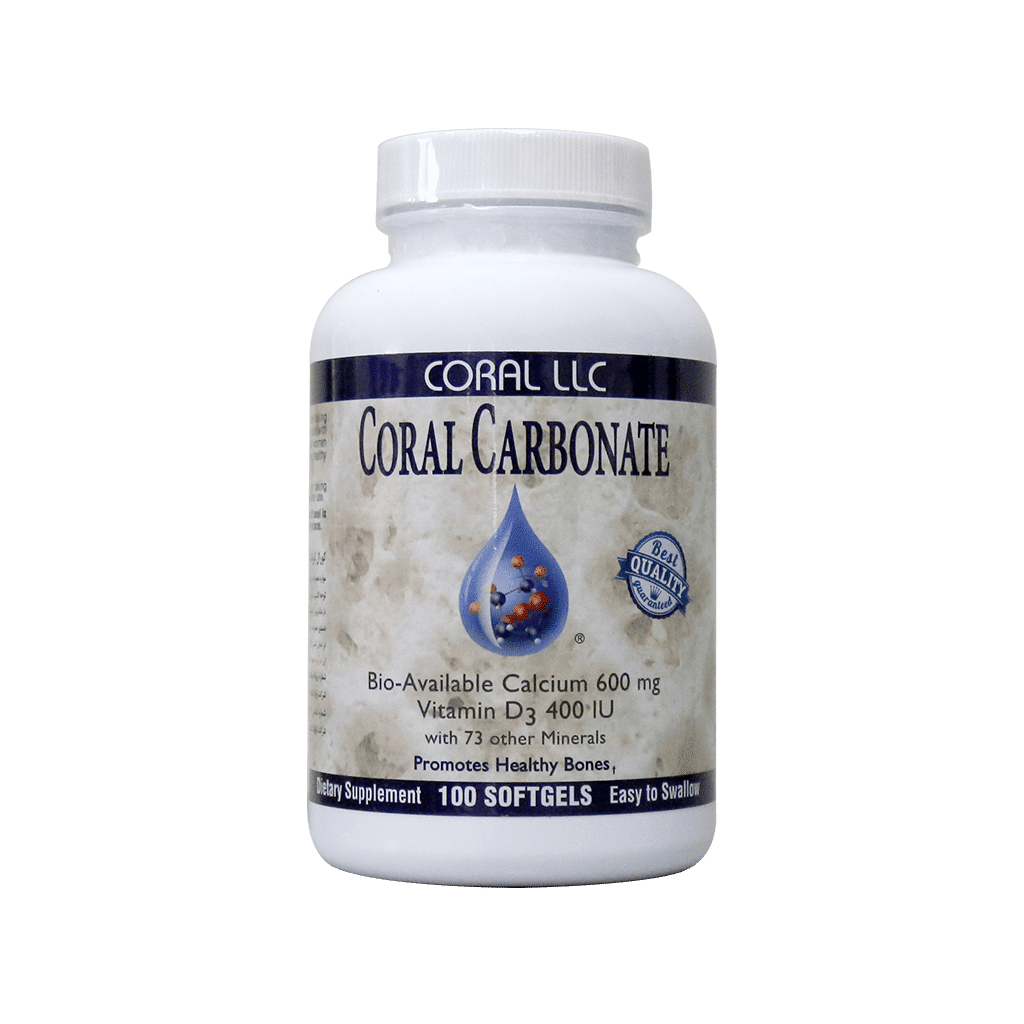 Coral Carbonate 100 Softgels سافت ژل کورال کربنات