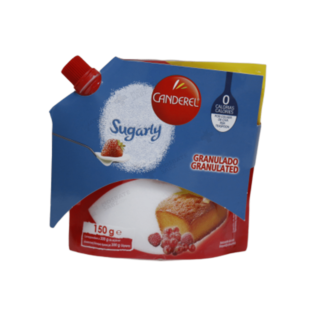 canderel-low-calorie-sweetener-sugar-based-of-sucralose-150-g شکر شیرین کننده کم کالری بر پایه سوکرالوز کاندرل
