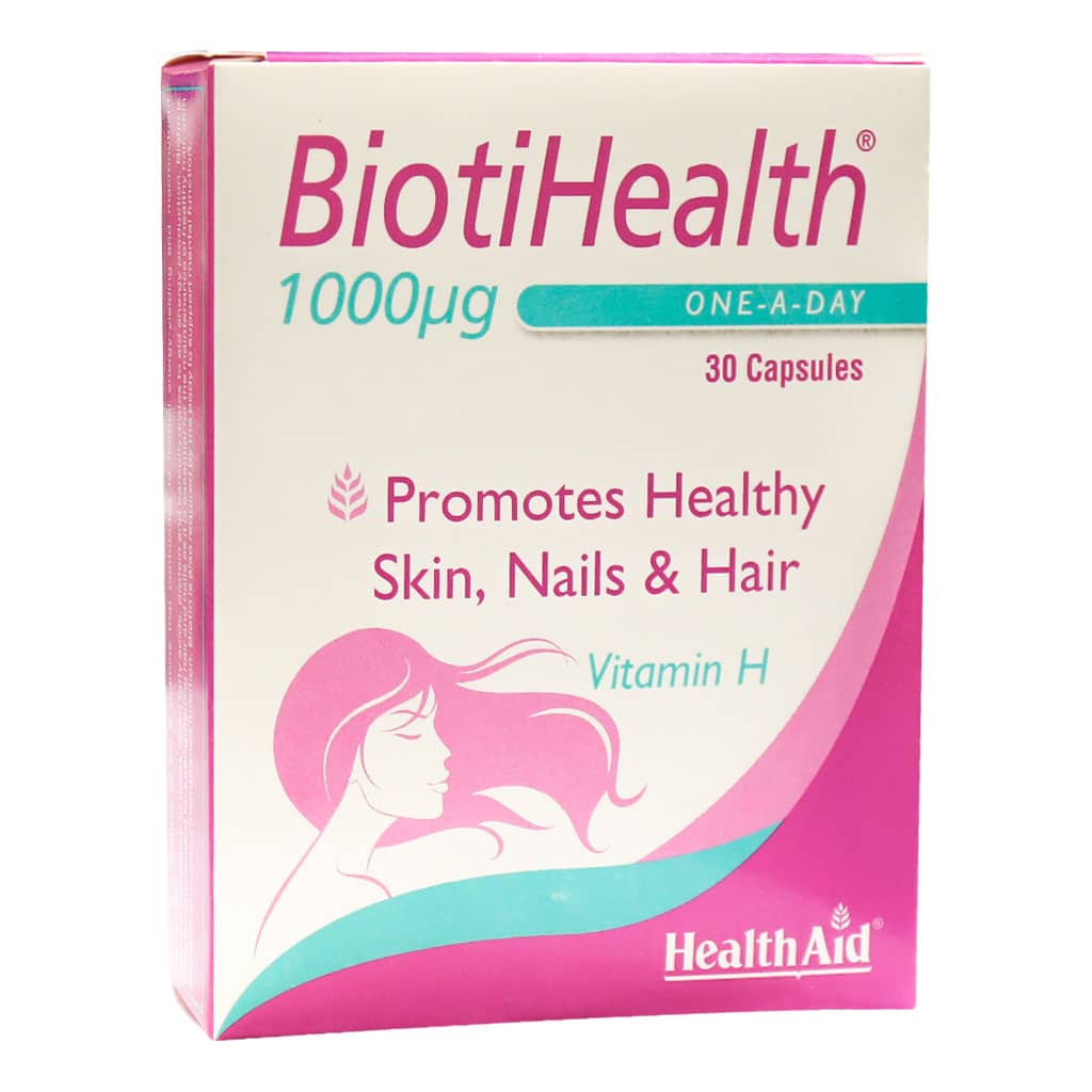 Health-Aid-BiotiHealth-1000-mcg کپسول بیوتی هلث 1000 میکروگرم هلث اید 30 عدد