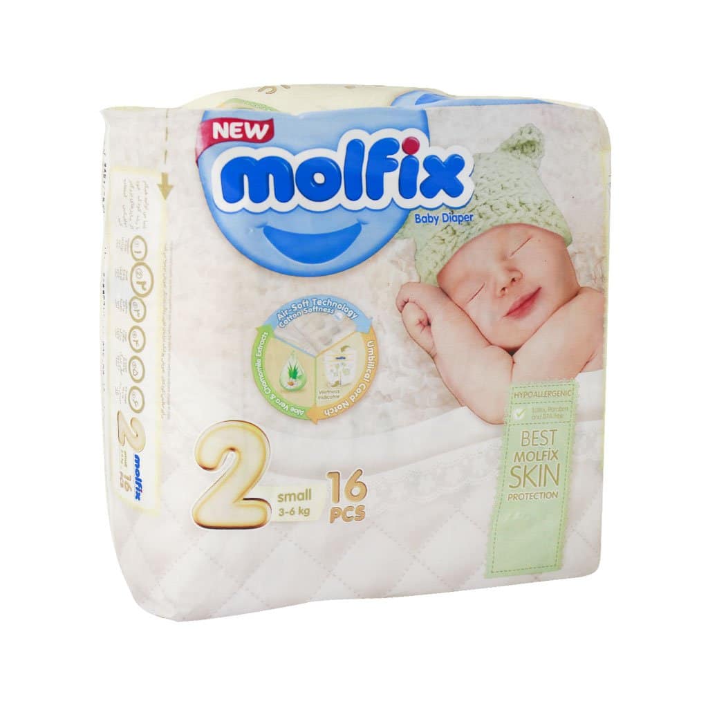 Molfix-Baby-Diaper-Number-2. پوشک مولفیکس سایز ۲