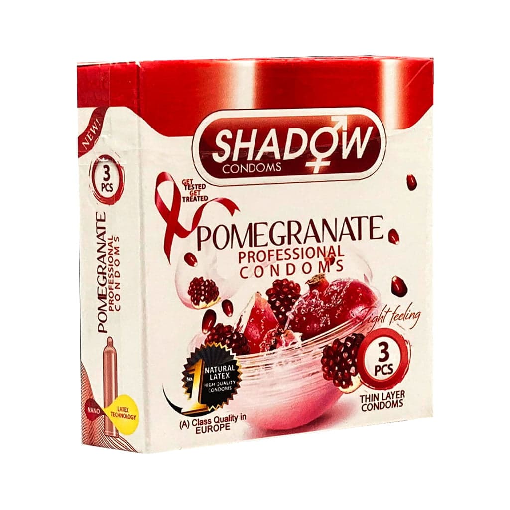 Shadow-Pomegranate-Condom-3-Pcs کاندوم شادو مدل Pomegranate