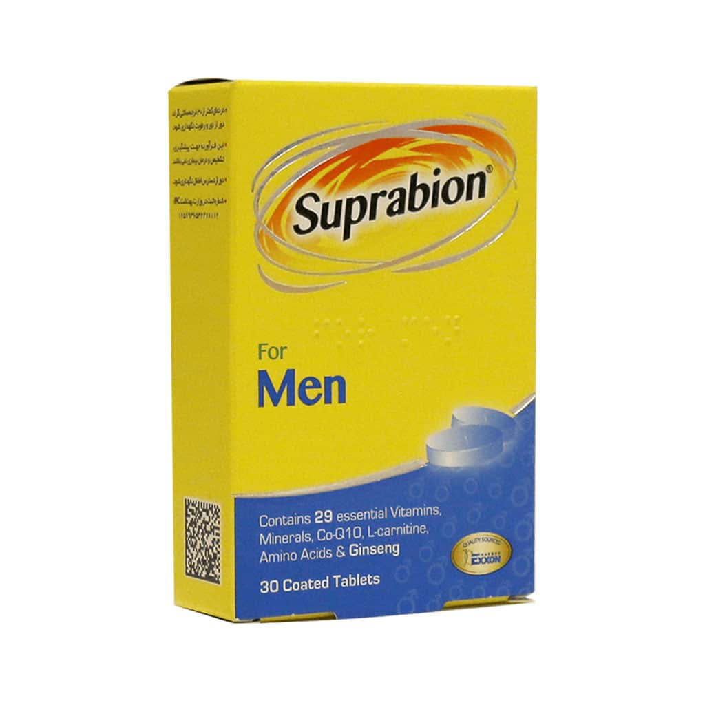Suprabion-Multivitamin-Mineral-For-Men-30-Tabs قرص مولتی ویتامین مینرال آقایان