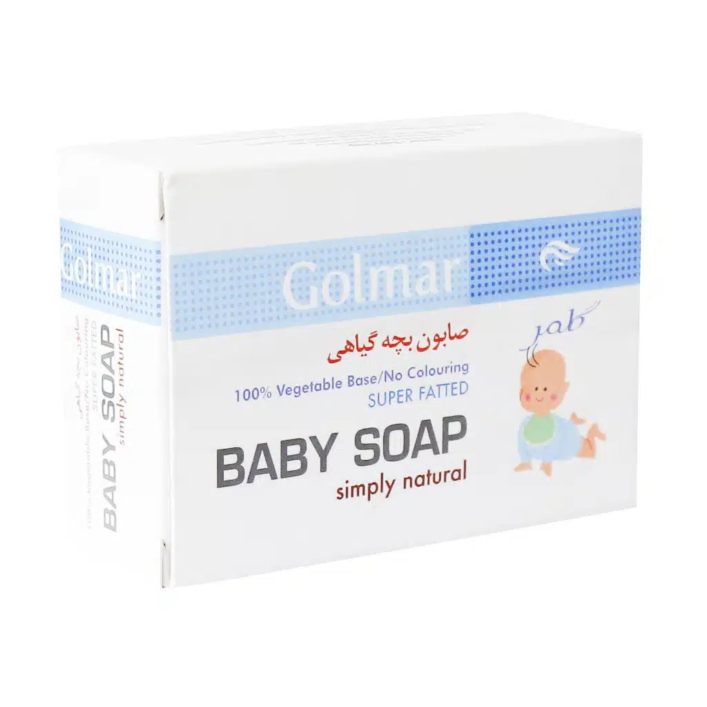 golmar-baby-soap..jpg.webp صابون بچه گیاهی گلمر 80 گرم