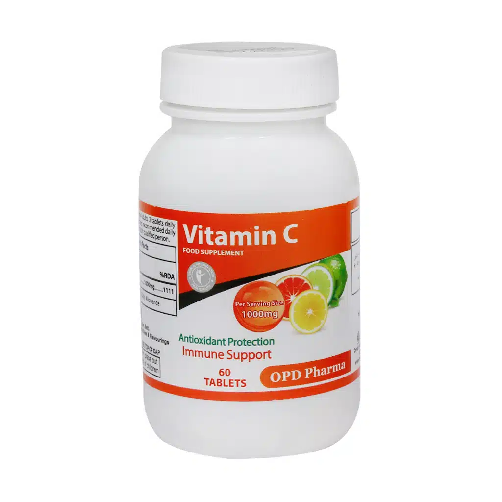 sOPD-Pharma-Vitamin-C-1000-mg-Maximum-Power-60-Table.jpg.webp قرص ویتامین C 1000 میلی گرم ماکسیمم پاور او پی دی فارما 60 عدد