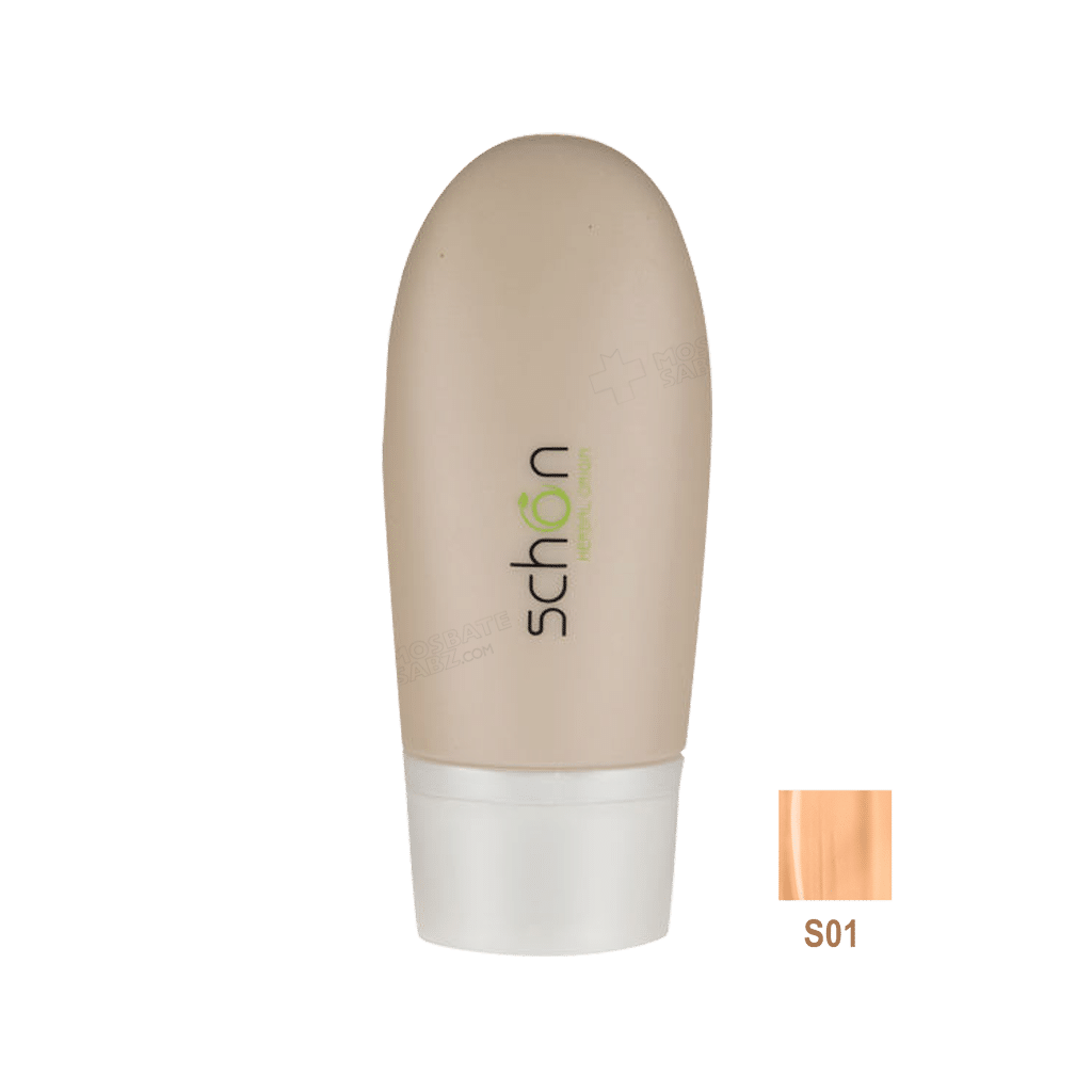 schon-smoothing-matt-foundation-30-ml کرم پودر مات اسموتینگ شون