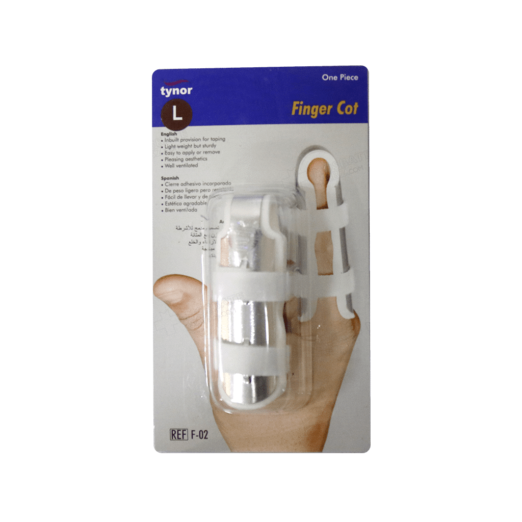 tynor-finger-cot-size-l-ref-f-02 آتل انگشت تینور کد F-02