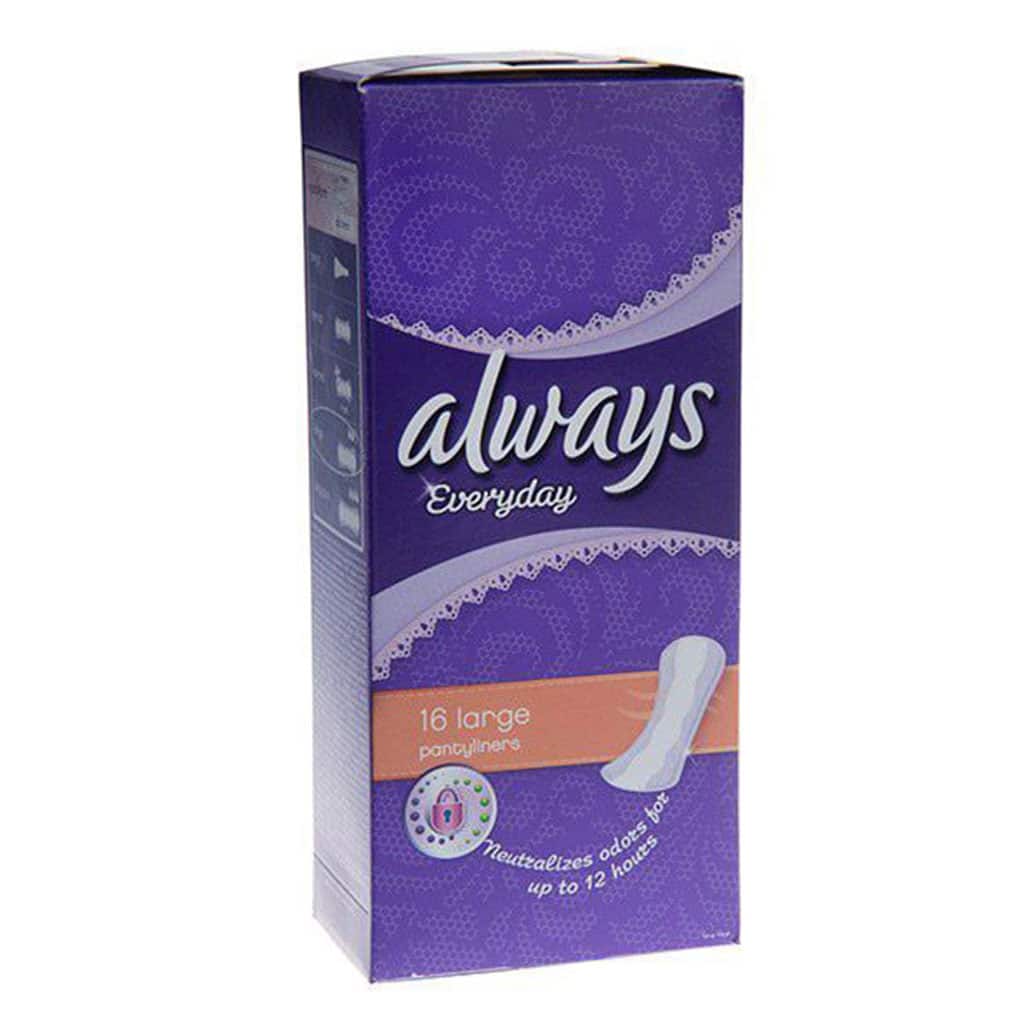 Always-Extra-Protect-Everyday-Sanitary-Pad-16pcs پد روزانه آلویز مدل Extra Protect