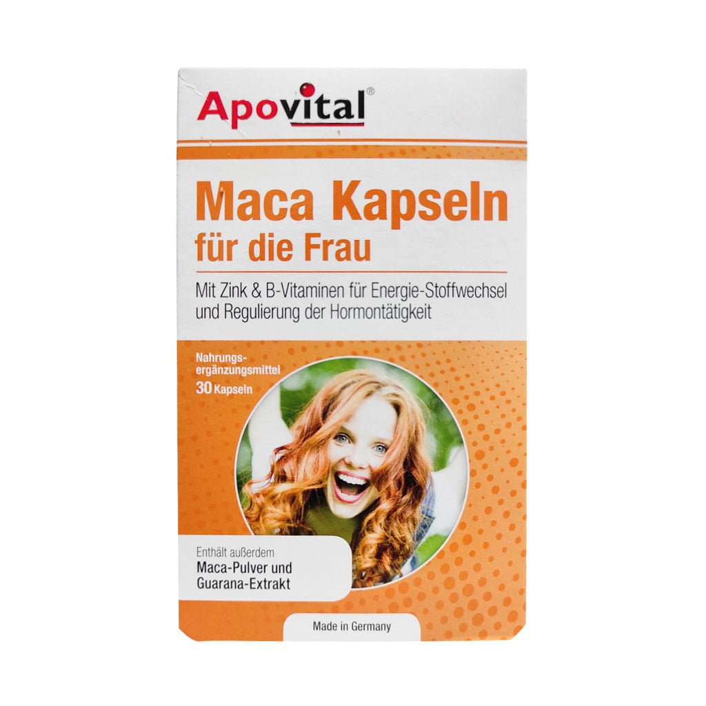 Apovital Maca Kapseln 30 Caps کپسول ماکا آپوویتال مخصوص بانوان ۳۰ عدد