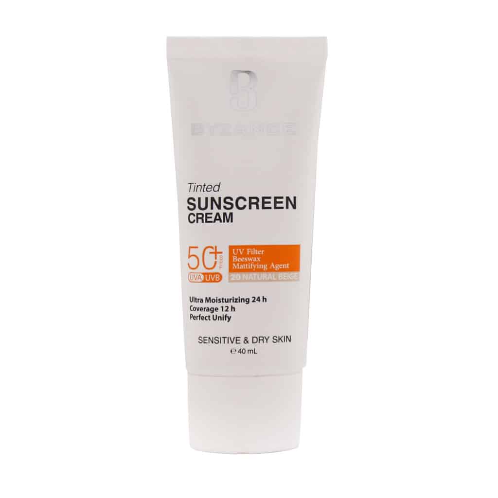 کرم ضد آفتاب +SPF50 بیزانس مناسب پوست کرم ضد آفتاب +SPF50 بیزانس مناسب پوست خشک و حساس