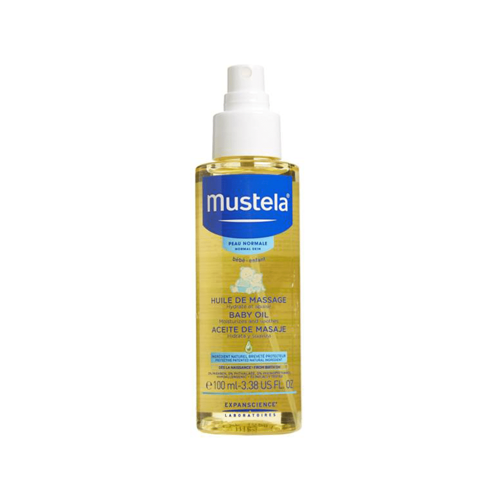 mustela-baby-massage-oil-100-ml روغن ماساژ بچه موستلا 100 میلی لیتر