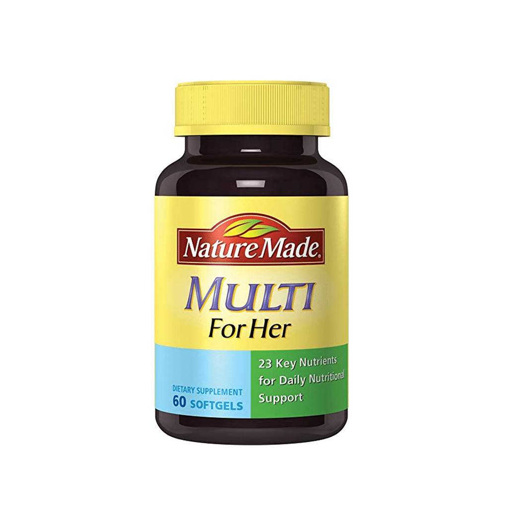 nature-made-multi-for-her-60-softgels کپسول مولتی فور هر نیچرمید ۶۰ عدد