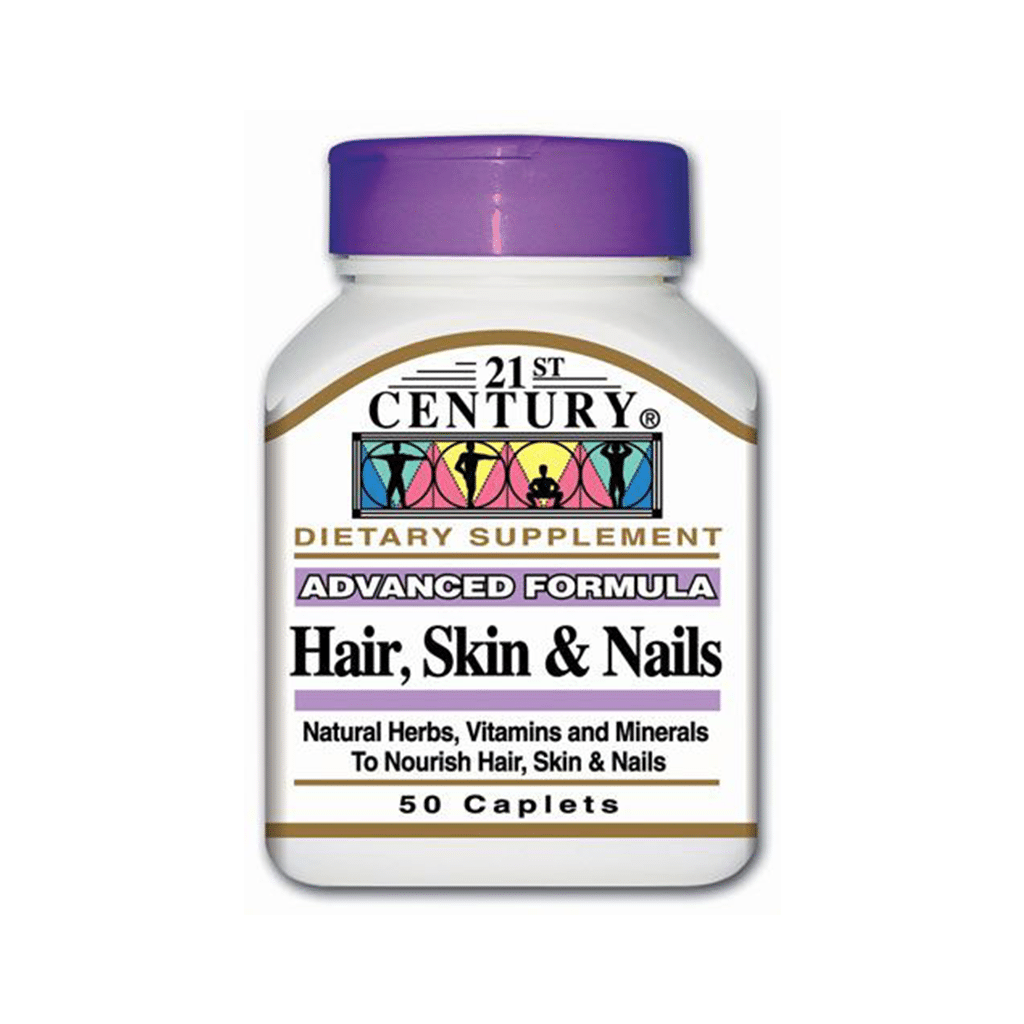 21-century-hair-skin-and-nails-50-tabs قرص هیر اسکین اند نیلز 21 سنتری 50 عدد