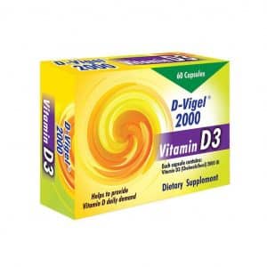 کپسول دی ویژل 2000 دانا 60 عدد