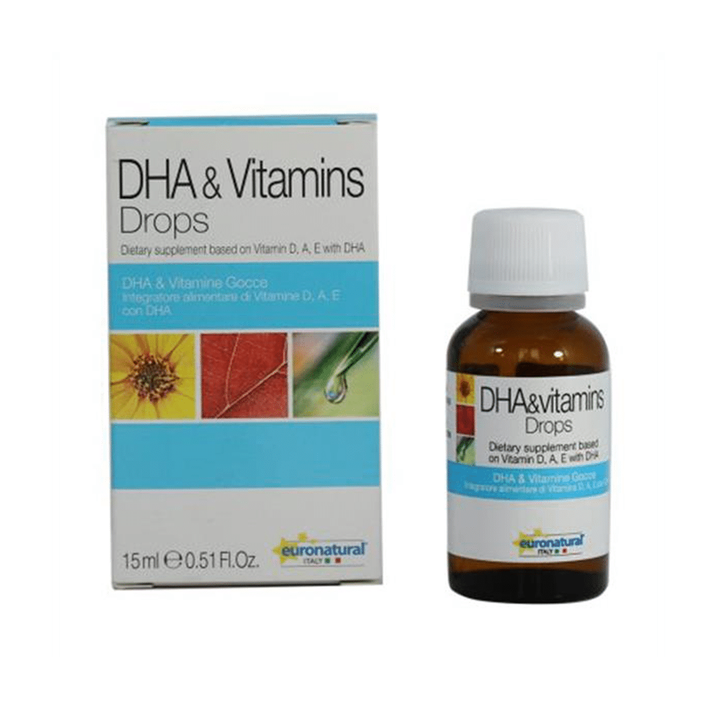 euronatural-dha-and-vitamins-drops-15-ml قطره دی اچ آ و ویتامین یورو نچرال ۱۵ میلی لیتر