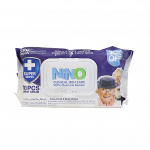 دستمال مرطوب مخصوص بزرگسالان نینو 70 عدد