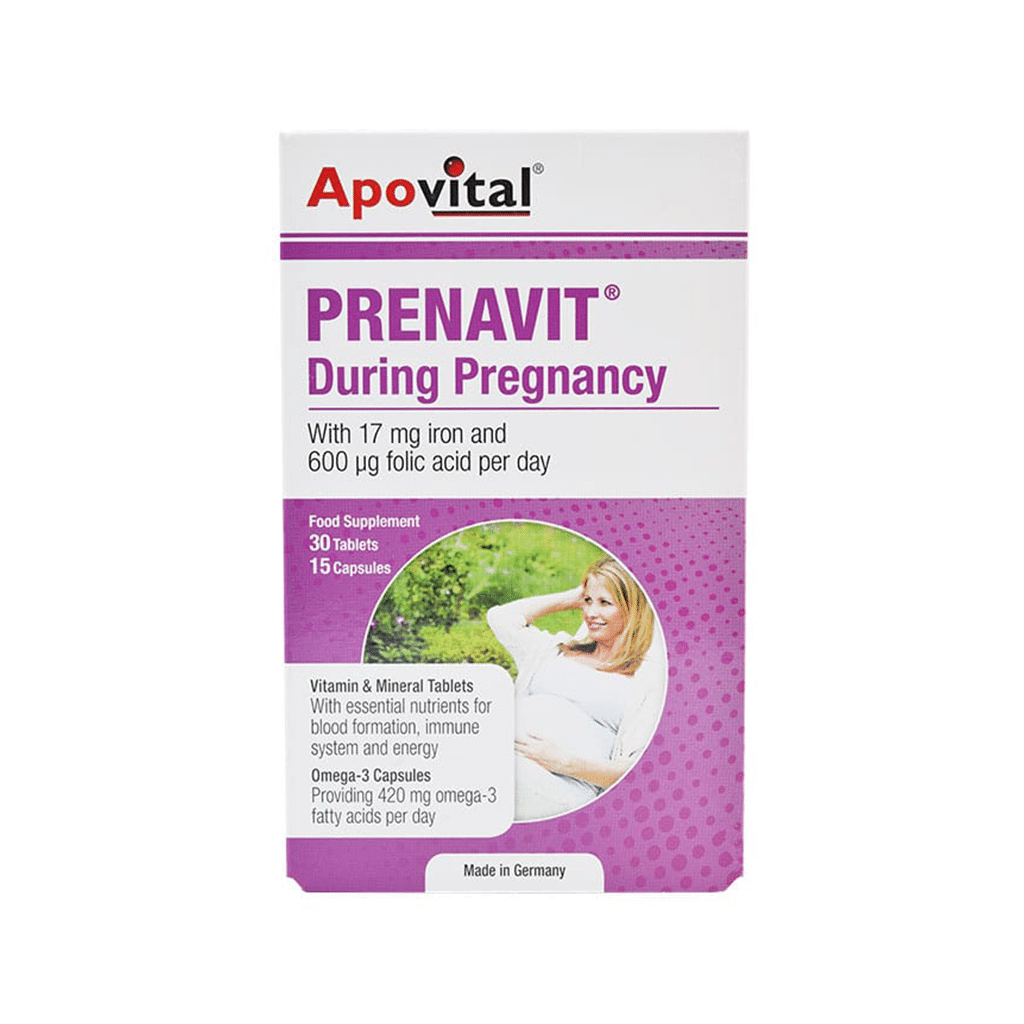 apovital-prenavit-during-pregnancy-45-tabs-caps قرص و کپسول پریناویت آپوویتال ۴۵ عدد