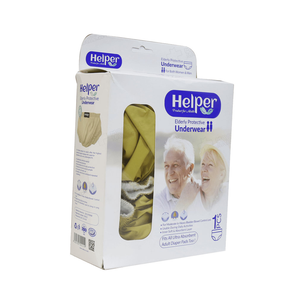 helper-elderly-protective-underwear پوشینه شورتی قابل شستشوی بزرگسالان هلپر