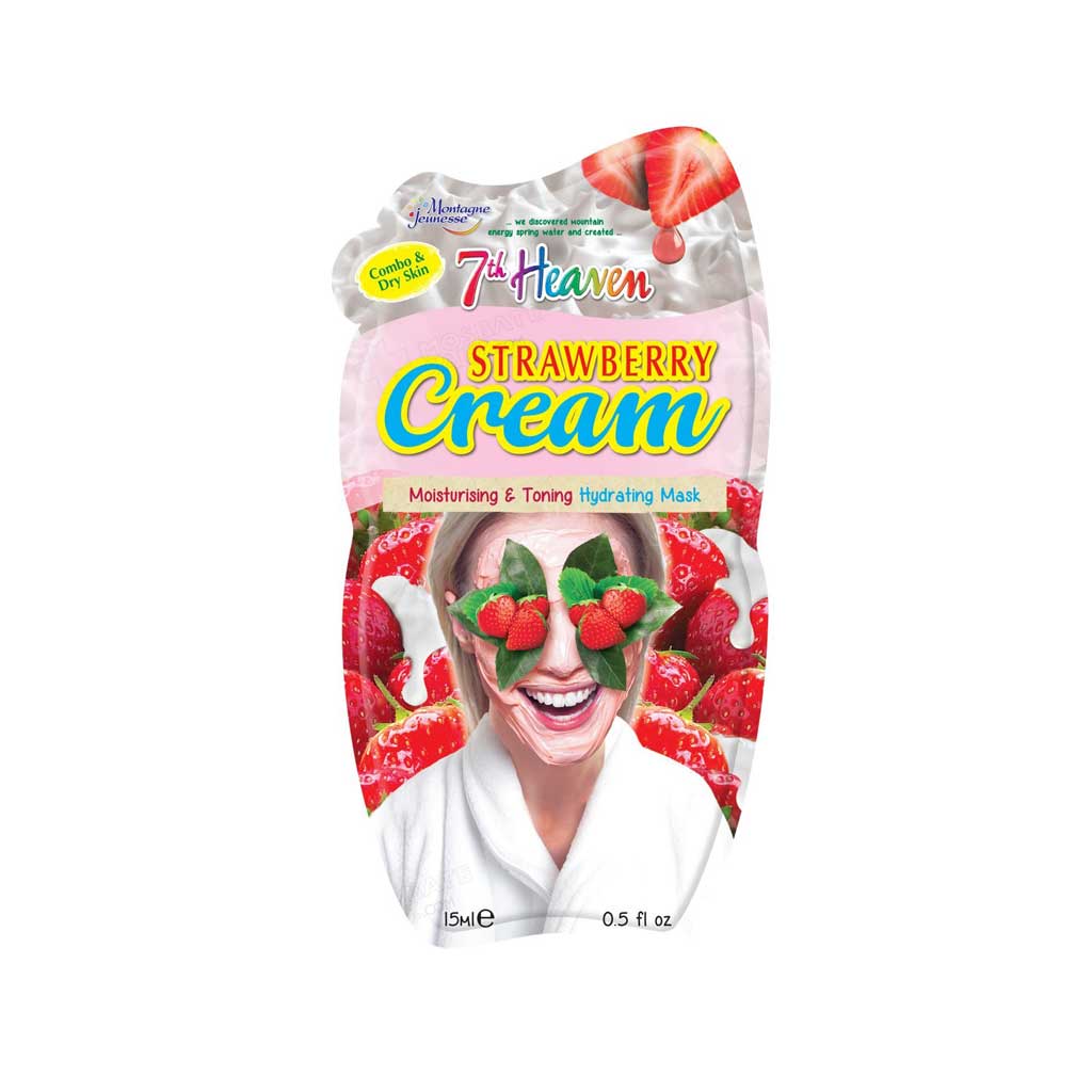 montagne-jeunesse-7th-heaven-strawberry-souffle-face-mask ماسک توت فرنگی مونته ژنه