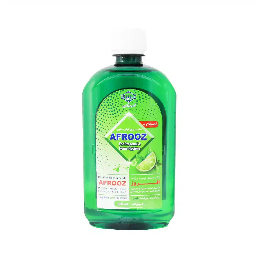 Afrooz-Multi-use-Hygiene-Liquid-500-ml..jpg.webp مایع ضد عفونی کننده چند منظوره افروز 500 میلی لیتر
