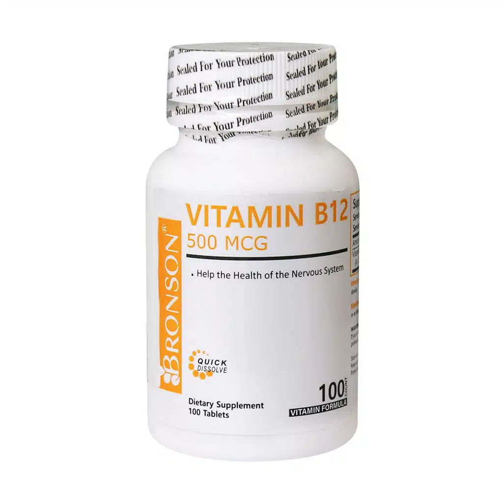 Bronson-Vitamin-B12-100-Tabs.jpg.webp قرص ویتامین B12 برونسون