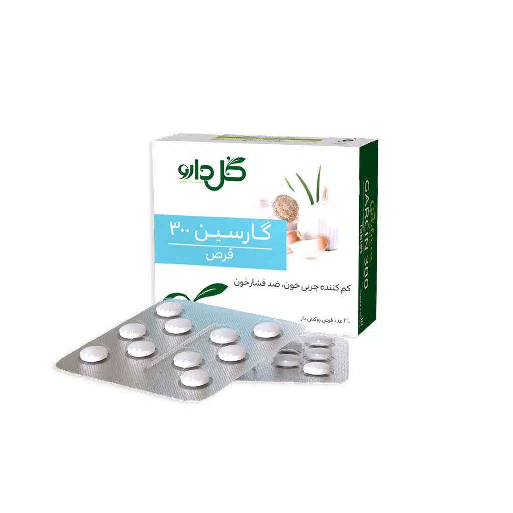 Goldaru-Garcin-300-mg-30-Tabs.jpg.webp قرص گارسین 300 میلی گرم گل دارو 30 عدد