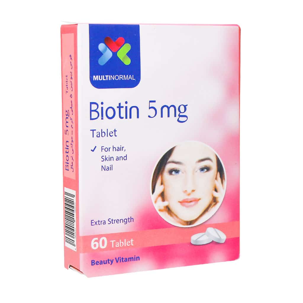 Multi-normal-biotin-5-mg-60-tab قرص بیوتین 5 میلی گرم