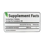 قرص ال کارنیتین وانا برن 1000 میلی گرم نورم لایف