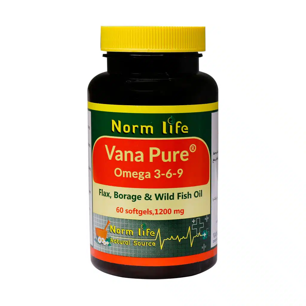 Norm-life-Vana-Pure-Omega-3-6-9-60-Caps-1.jpg.webp کپسول امگا 3 6 9 وانا پیور نورم لایف 60 عدد