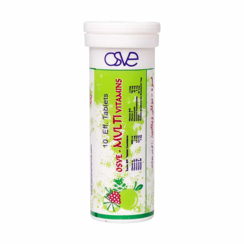 Osve Multi Vitamins 10 Eff.Tabs (2) قرص جوشان مولتی ویتامین اسوه