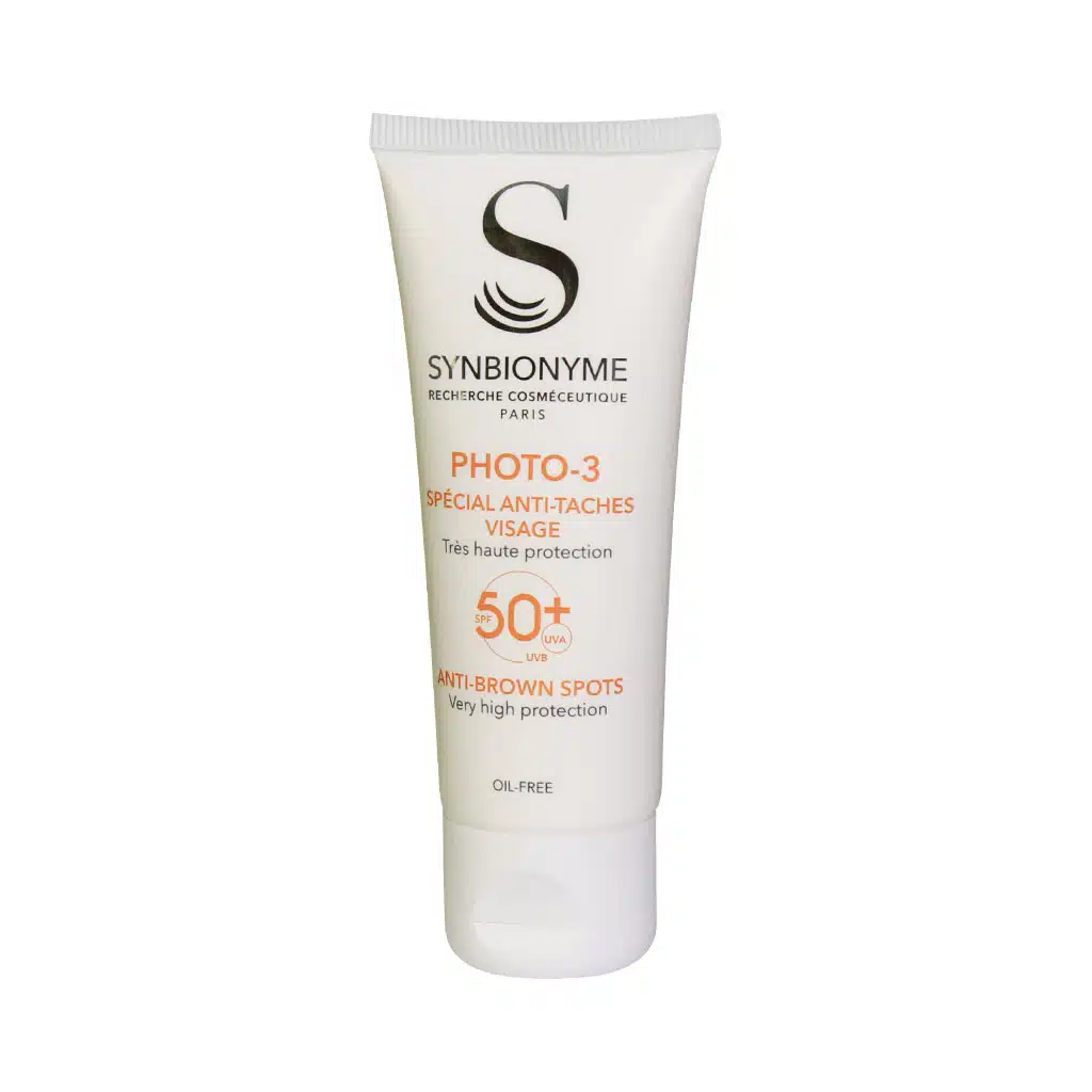 SYNBIONYME-PHOTO-3-Anti-Brown-Spots-SPF-50.jpg.webp کرم ضد آفتاب ضد لک فوتو 3 سین بیونیم SPF50 حجم 40 میلی لیتر