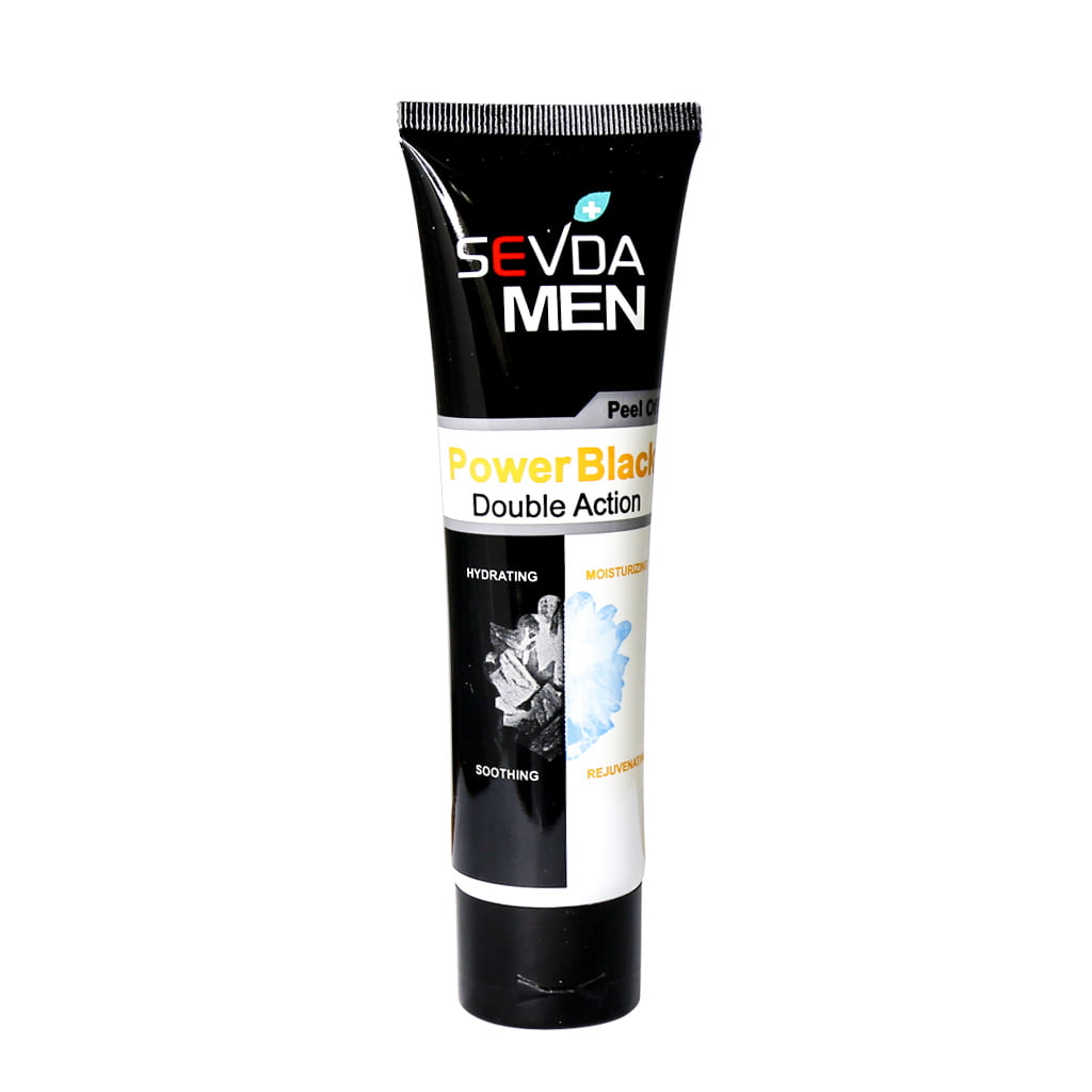 Sevda Men Power Black Mask Double Action 100 ml بلک ماسک صورت مردانه سودا