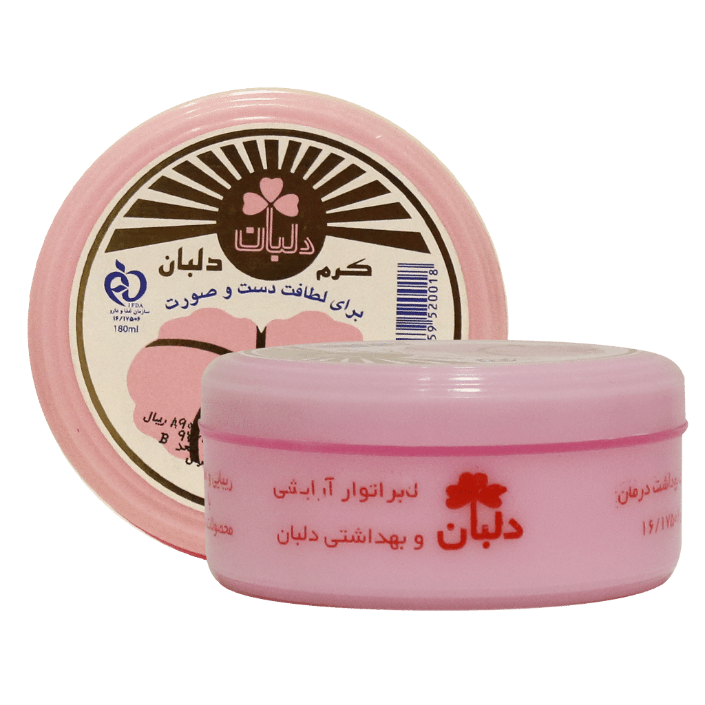 delban-cream-for-face-and-hand-180-ml کرم دلبان برای لطافت دست و صورت