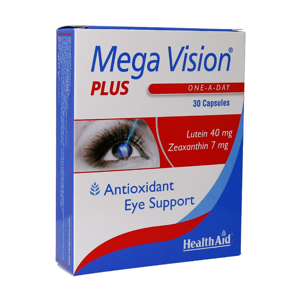 Health Aid Mega Vision 30 Caps مگا ویژن