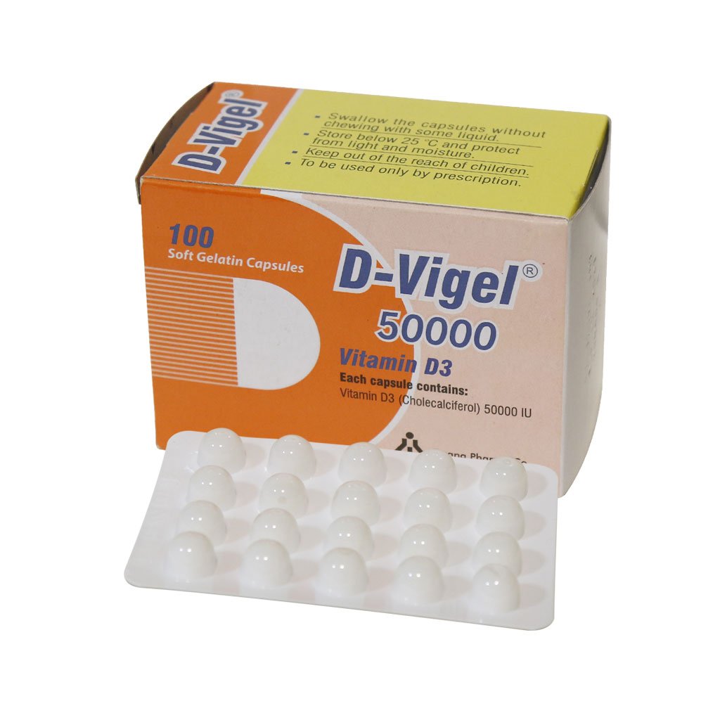 daana-d-vigel-50000-vitamin-d3-caps کپسول ویتامین D3 دی ویژل 50000 دانا
