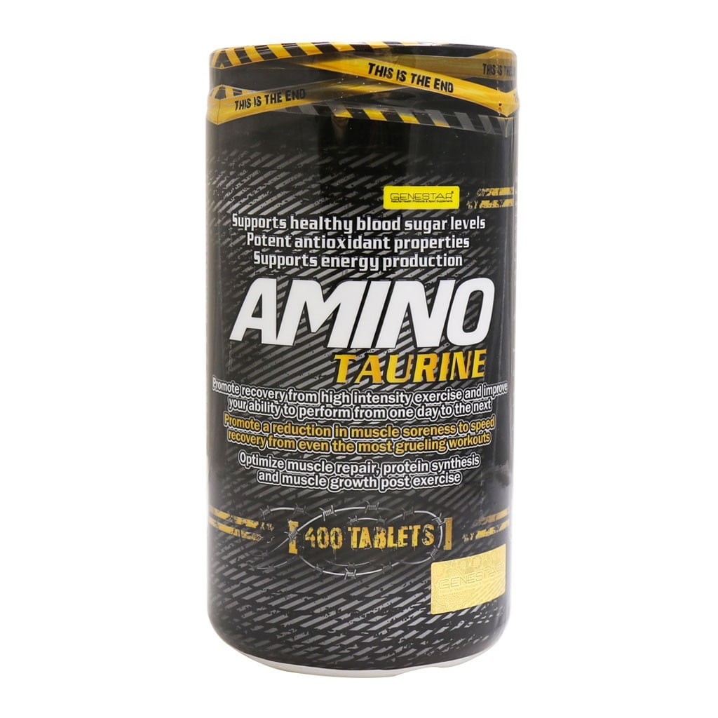 genestar-amino-taurine-400-tabs قرص آمینو تائورین ژن استار