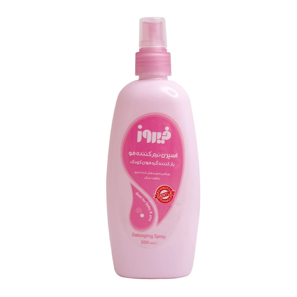 firooz-conditioner-spray-300-ml-2 اسپری نرم کننده صورتی مو فیروز مدل DP