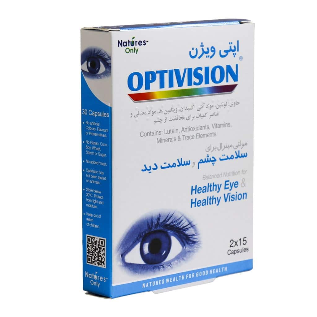 Natures Only Optivision 30 Caps کپسول اپتی ویژن نیچرز اونلی