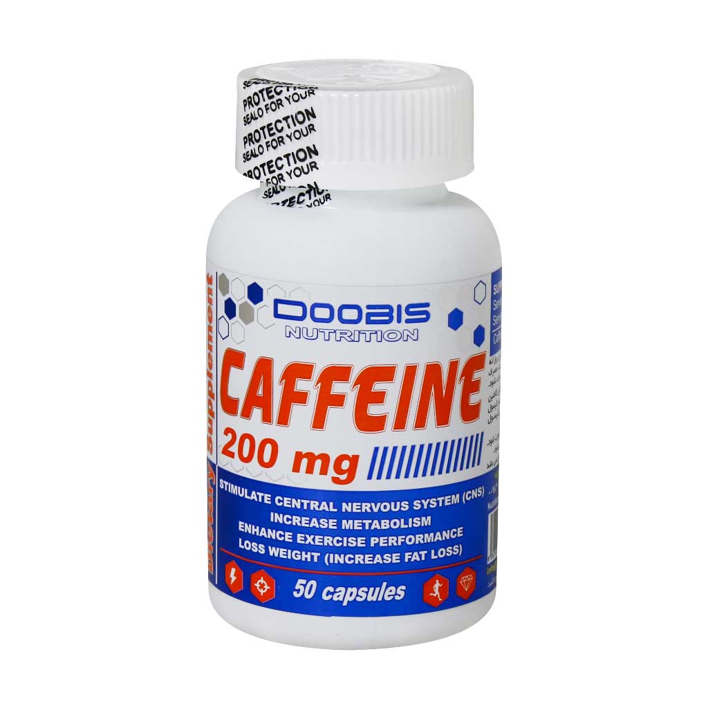 DOOBIS-Caffeine-200-mg-50-caps کپسول کافئین دوبیس نوتریشین