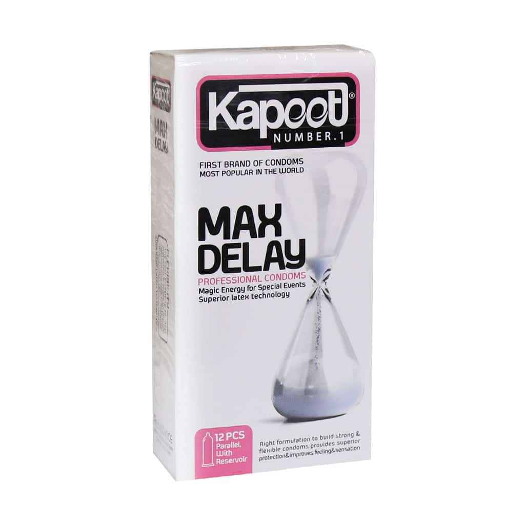 Kapoot-Max-Delay-Condoms-12 کاندوم تاخیری مضاعف کاپوت مدل Max Delay