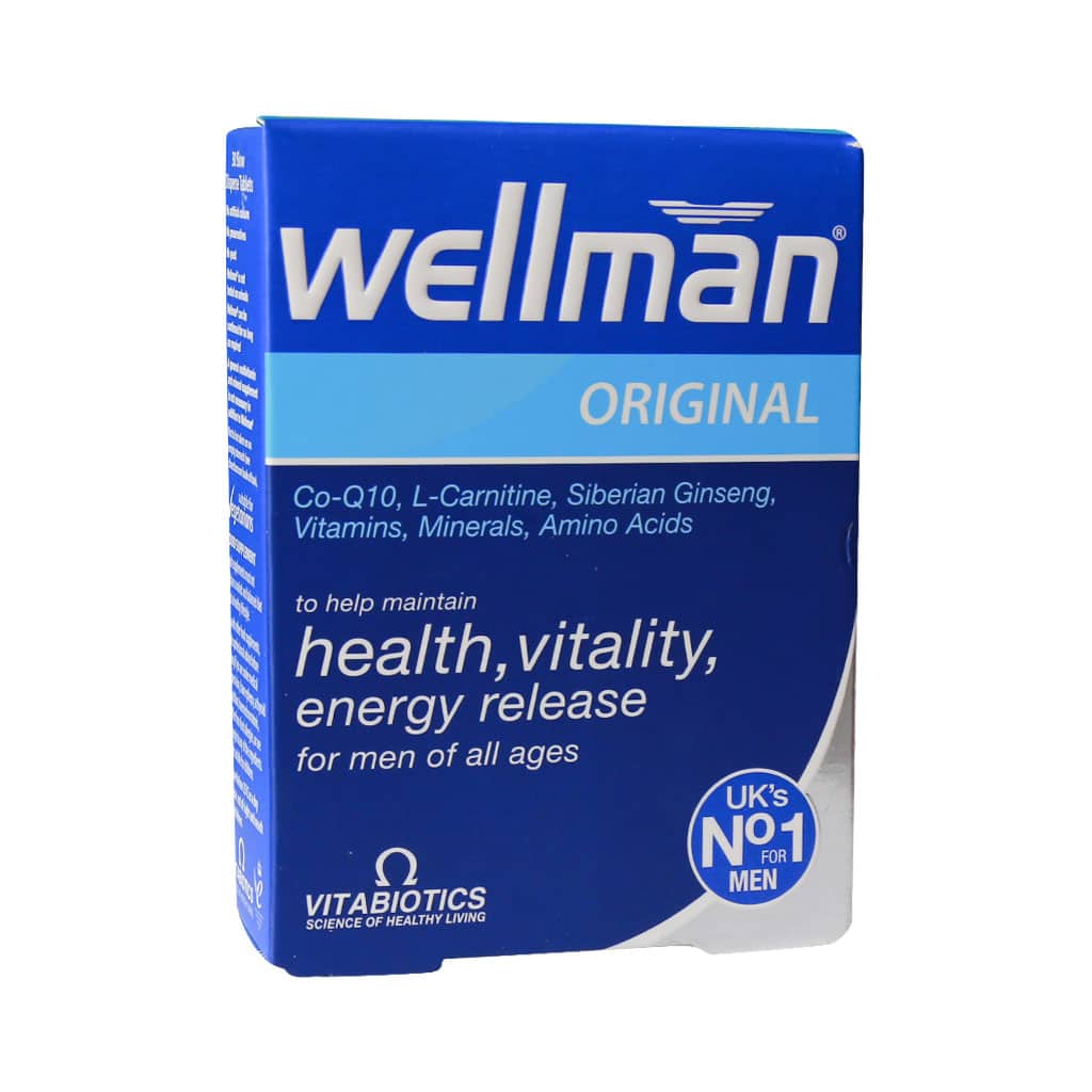 Vitabiotics-Wellman-Original-30-Tabs. قرص ول من اورجینال