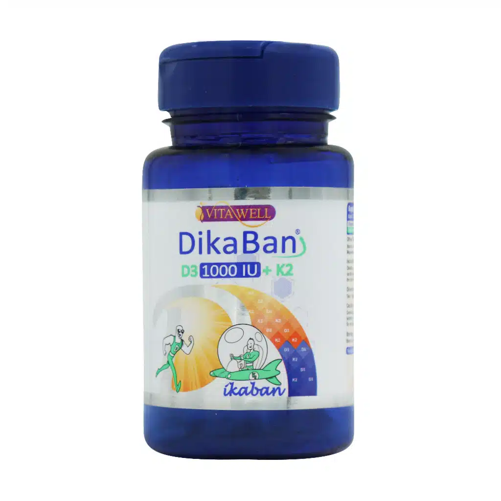 Vitawell-Daily-D3-Plus-Dikaban-30-Tablets.jpg.webp قرص دی کابان ویتاول 30 عدد
