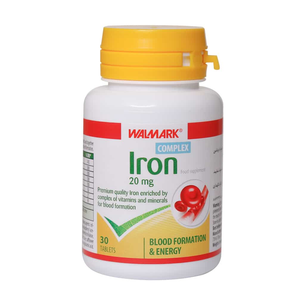 Walmark Complex Iron 20 mg 30 Tablets قرص آیرون کمپلکس