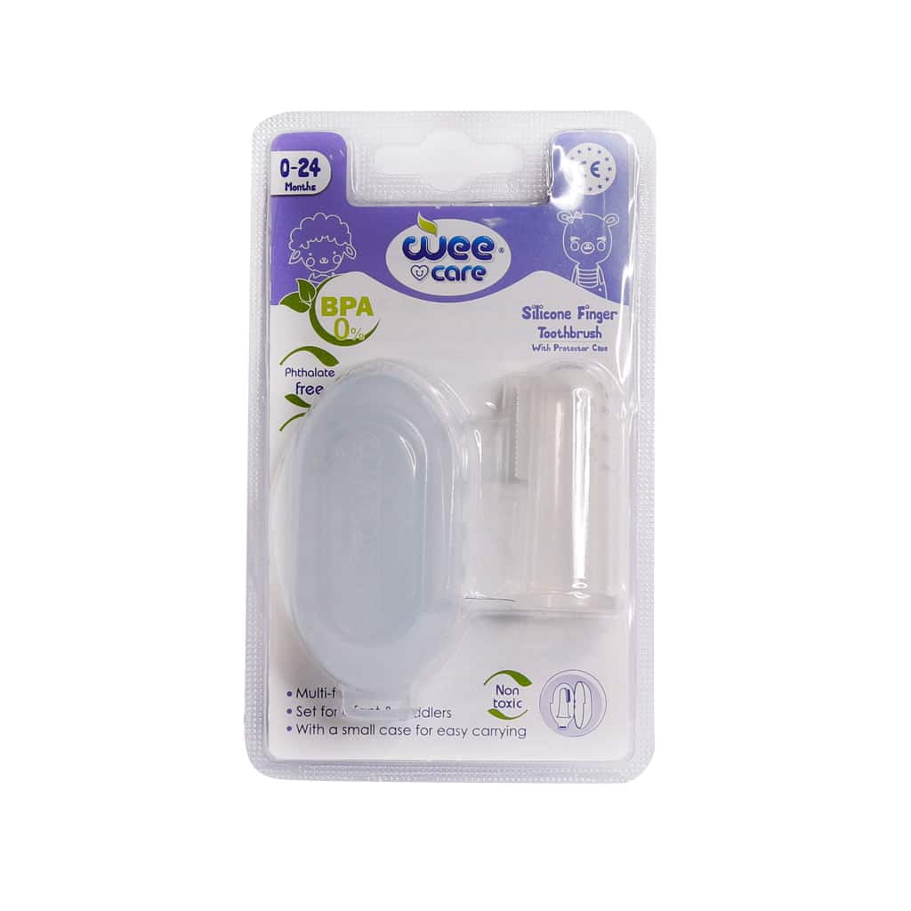 Wee care Silicone Finger Toothbrush مسواک انگشتی سیلیکونی وی کر