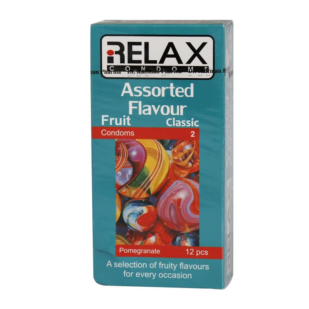 Relax Assorted Flavor Fruit 12 Pcs کاندوم میوه ای ریلکس