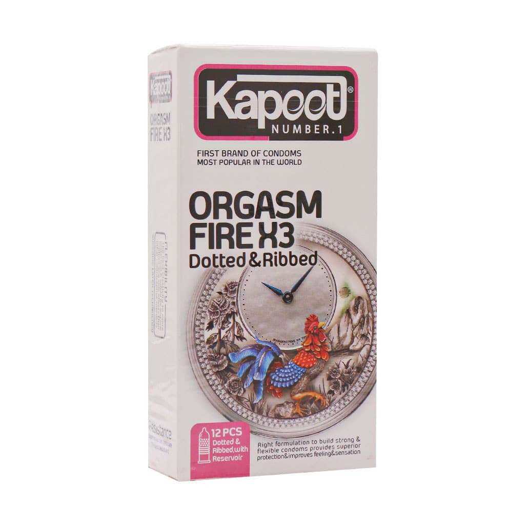 Kapoot-Orgasm-Fire-X3-Condoms-12 قیمت کاندوم ارگاسم آتشی 3 برابر کاپوت